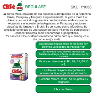 PAQUETE YERBA CBSE REGULASE 500 GR X 6 UNIDADES - Vista 2