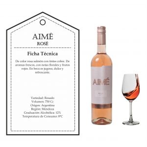 VINO AIME ROSE 750 CC - Vista 1