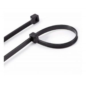 PRECINTO DE NYLON 2.5MM X100MM - NEGRO X 100 UNIDADES INTECK