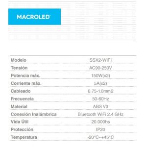 INTERRUPTOR SMART MACROLED - Vista 6