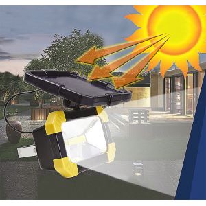 LUZ  SOLAR GARDEN INALáMBRICA  25WLED - RECARGABLE ATOMLUX - Vista 1