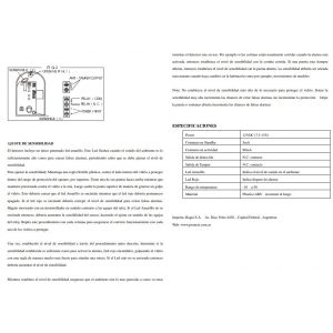 SENSOR ROTURA DE VIDRIO 9-16V CD CON LED INDICADOR PRONEXT - Vista 5