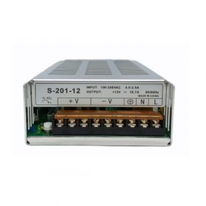 FUENTE LED SWITCHING 12V 16.5A 201W IP20 POWER SWITCH - Vista 2