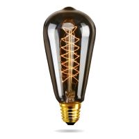 LAMPARA CANDELA LINEA VINTAGE INCANDESCENTE ST64 24W LUZ CALIDA
