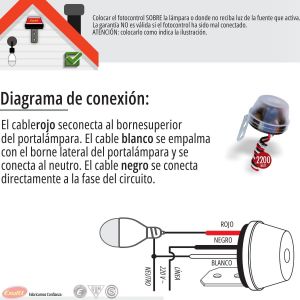 FOTOCONTROL ELECTRICO 2200W EXULTT - Vista 3