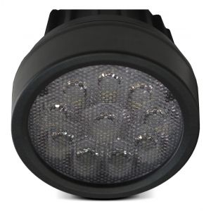 2 ESTACAS LED 2W FRíA + PANEL SOLAR CANDELA 7384 REDONDA NEGRO - Vista 6