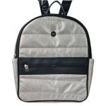 MOCHILA MODERNA URBANA MUJER LIVA LIBERTA PLATA