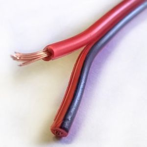 CABLE BIPOLAR 2X1 MM ROJO/NEGRO AUDIO X METRO CONDUELEC - Vista 4