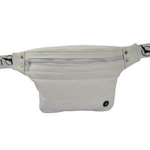 RIñONERA MUJER ECOCUERO CRUZADA URBANA CON CORREA REGULABLE ALASKA LIBERTA