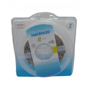 CINTA LED 60W 12V 2835 IP 45 X 5 MTS MACROLED - Vista 1