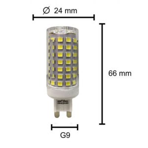 LAMPARA BIPIN 12W G9 220V MACROLED - Vista 5