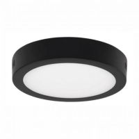 PANEL LED  APLICAR REDONDO 12W NEGRO MACROLED