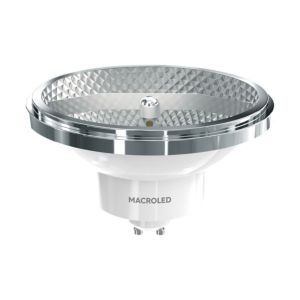 AR111 MACROLED 11W GU10 SMD DIM AC100-240V FP>0.9 CALIDO 2700K 24º 950LM