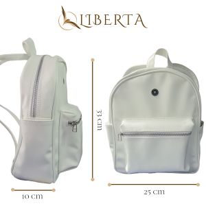 MOCHILA ECO CUERO URBANA TRINI LIBERTA - Vista 6