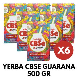 PAQUETE YERBA CBSE GUARANA 500 GR X 6 UNIDADES - Vista 2