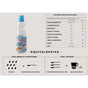 EDULCORANTE HILERET SWEET FORTE LIQUIDO 200 ML X 9 UNIDADES - Vista 2