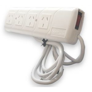 PROLONGADOR ZAPATILLA 4 TOMAS  C/CABLE 2.5 MTS. EXULTT (OUTLET) - Vista 1