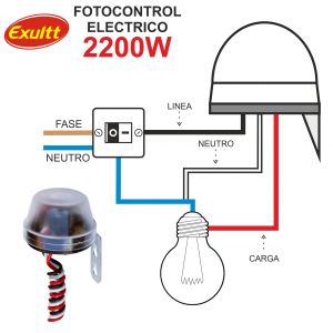 FOTOCONTROL ELECTRICO 2200W EXULTT - Vista 2