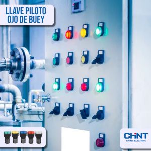 LLAVE PILOTO OJO DE BUEY 230V CORTO CHINT - Vista 10