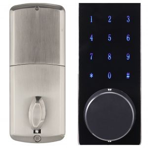 CERRADURA SMART DE TRABA DE ACERO + APP + CLAVE + LLAVE MECÁNICA PRONEXT