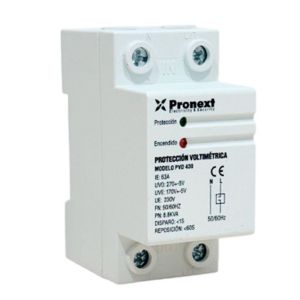 PROTECTOR DE TENSION RIEL DIN ANALOGICO 63AMP RIEL DIN PRONEXT - Vista 2