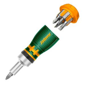 KIT DESTORNILLADOR CRICKET 8 EN 1 MANGO + 7 PUNTAS 1/4 JADEVER - Vista 4