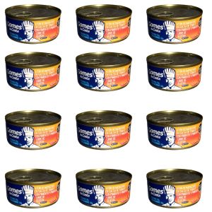 LATA DE ATUN DESMENUZADO C/ TOMATE PICANTE GOMES 170 GR X 12 UNIDADES