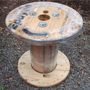 CARRETEL DE MADERA BOBINA 60X58 CM - Vista 2