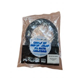 CABLE OPTICO DE AUDIO DIGITAL DE 5 MTS CONECTORES PLASTICOS - Vista 3