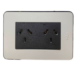 BASTIDOR JELUZ VERONA MITO COMPLETO TOMA DOBLE PUENTEADO ESPECIAL NG/NG