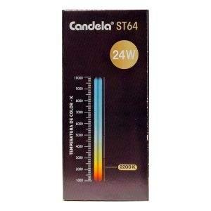 LAMPARA CANDELA LINEA VINTAGE INCANDESCENTE ST64 24W LUZ CALIDA - Vista 5