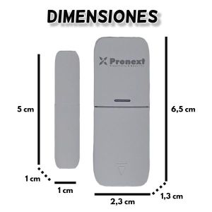 KIT ALARMA DOMICILIARIA INALAMBRICA 3 MAGNETICOS P/ WALA10C - Vista 4