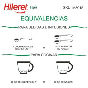 EDULCORANTE HILERET AZUCAR LIGHT 250 GR - Vista 3