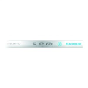 TUBO LED 9W T8 60 CM VIDRIO MACROLED - Vista 6