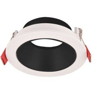 ARTEFACTO DE EMBUTIR REDONDO ANTIDESLUMBRANTE DICRO X1 MOVIL PC BLANCO-NEGRO