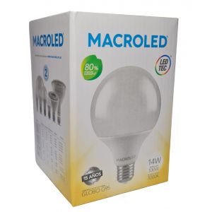 LAMPARA GLOBO CHICO LED 14W E27 MACROLED - Vista 3
