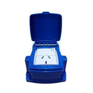CAJA CAPSULADA EXTERIOR 1 PUNTO Y TOMA 10 AMP C/ TAPA EXTERIOR EXULTT - Vista 3