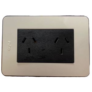 BASTIDOR JELUZ VERONA MITO COMPLETO TOMA DOBLE PUENTEADO NG/NG