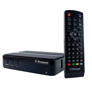 DECODIFICADOR / RECEPTOR PRONEXT XT55 DE TERRESTRE CON SEñAL DIGITAL NEGRO 220V - Vista 5