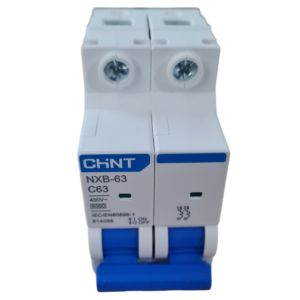 LLAVE TERMICA BIPOLAR 2X63A 6KA CURVA C CHINT - Vista 3