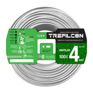 CABLE TREFILCON UNIPOLAR 4 MM X 100 MTS - Vista 5