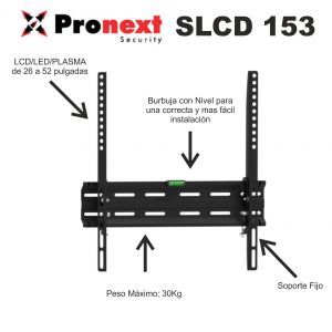 SOPORTE LCD SLCD153 DE 26" A 52" FIJO PRONEXT - Vista 2