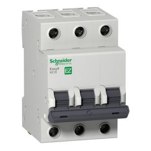 INTERRUPTOR TERMOMAGNETICO 3X20 SCHNEIDER - 4.5KA CURVA C E9