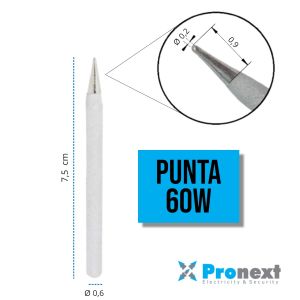 PUNTA CERAMICA PARA SOLDADOR 60W PRONEXT - Vista 3