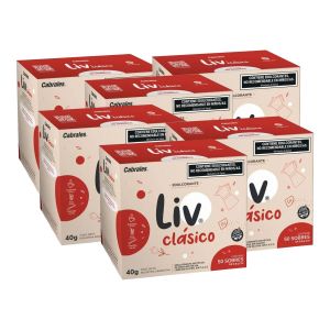 EDULCORANTE LIV CLASICO 50 SOBRES X 6 UNIDADES