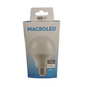 LAMPARA BULBO LED 9.5W E27 220V MACROLED - Vista 5