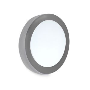 PANEL LED 18W APLICAR REDONDO GRIS 6000K STAR BOX