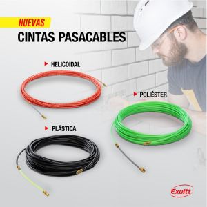 CINTA PASACABLE PLASTICA DE 15 MTS 3.8 DIAMETRO EXULTT - Vista 3