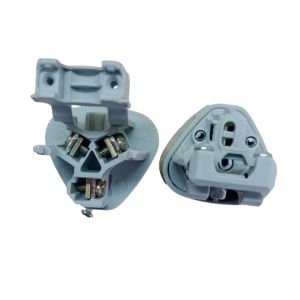 FICHA MACHO Y HEMBRA 3 PATAS 10A AXIAL BLANCO EXULTT - Vista 4