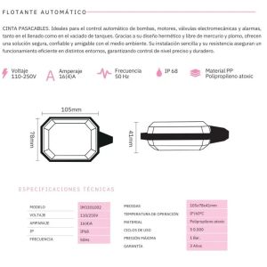 FLOTANTE AUTOMATICO TI 1.5 MTS - Vista 3
